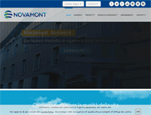 Tablet Screenshot of novamont.com